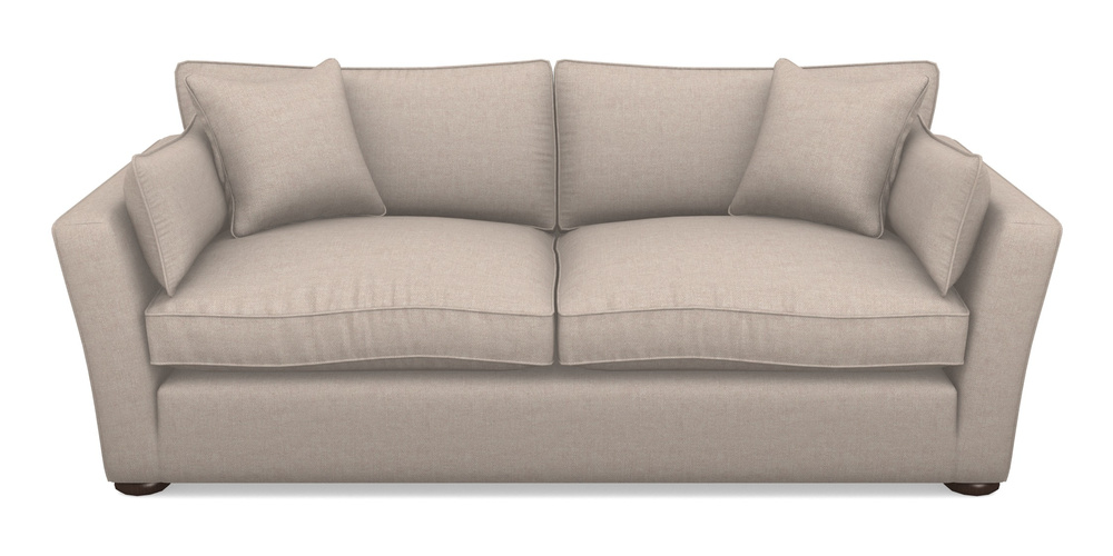 Product photograph of Aldeburgh 3 Seater Sofa In Easy Clean Plain - Cream from Sofas and Stuff Limited