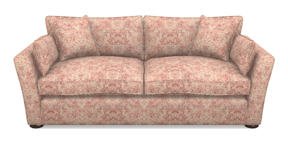 Product photograph of Aldeburgh 3 Seater Sofa In Grace Linen - Brick from Sofas and Stuff Limited