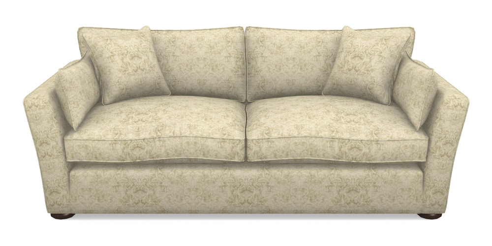 Product photograph of Aldeburgh 3 Seater Sofa In Grace Linen - Olive from Sofas and Stuff Limited