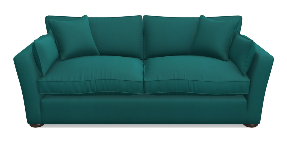 Product photograph of Aldeburgh 3 Seater Sofa In House Clever Velvet - Teal from Sofas and Stuff Limited