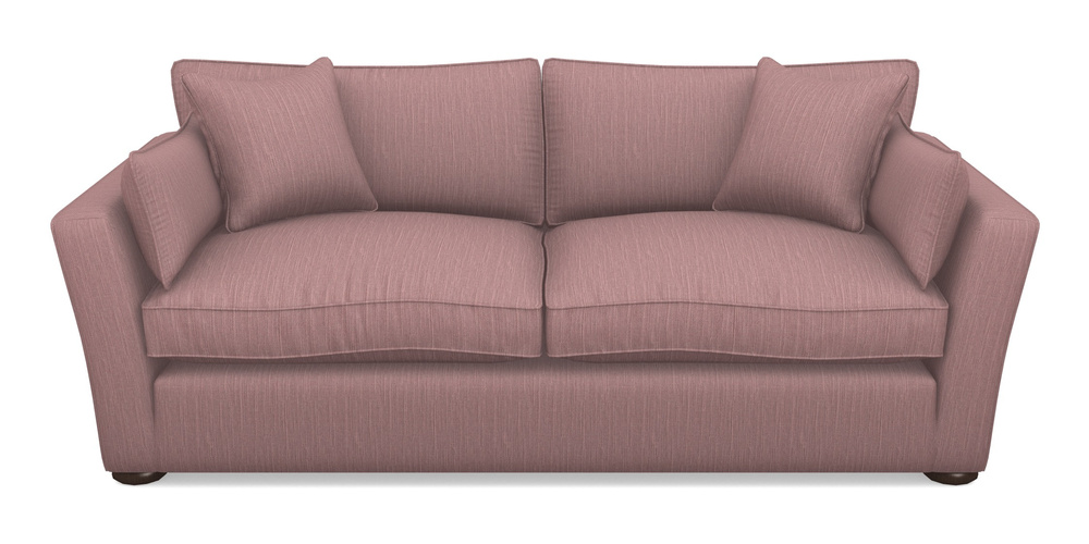 Product photograph of Aldeburgh 3 Seater Sofa In Herringbone - Thistle from Sofas and Stuff Limited