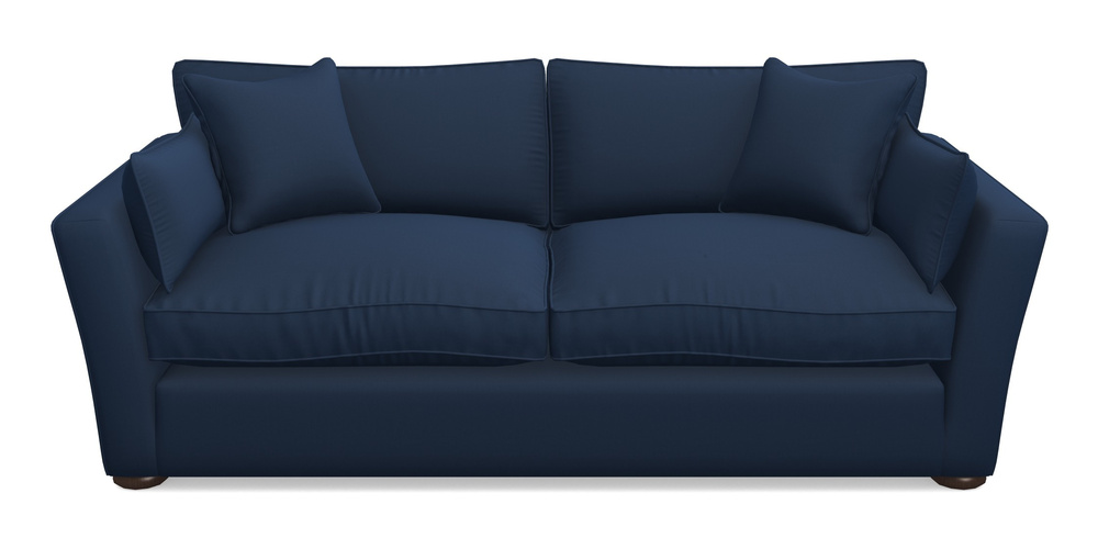 Product photograph of Aldeburgh 3 Seater Sofa In House Velvet - Indigo from Sofas and Stuff Limited