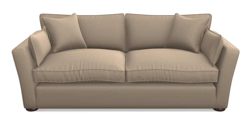 Product photograph of Aldeburgh 3 Seater Sofa In House Velvet - Linen from Sofas and Stuff Limited