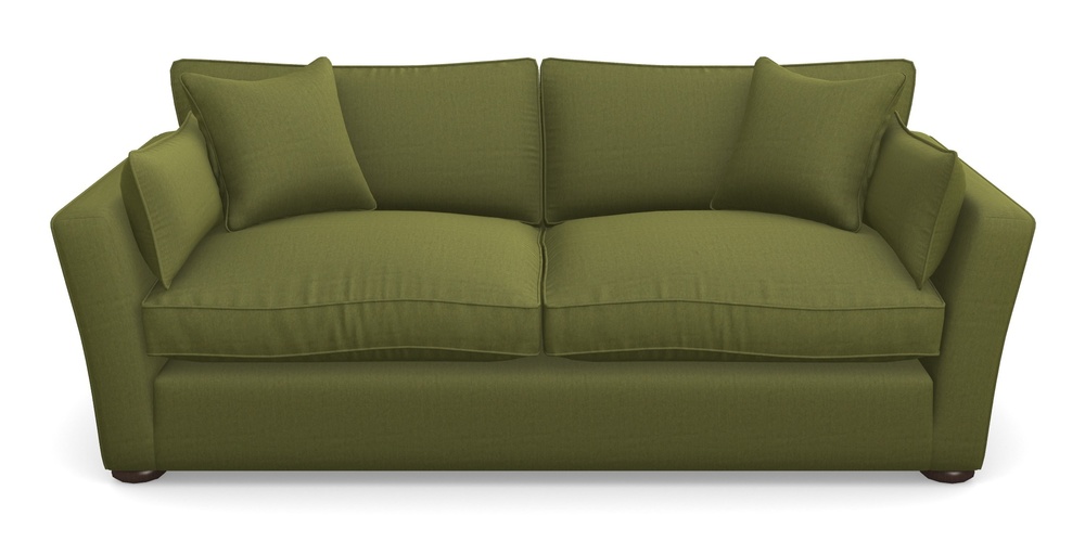 Product photograph of Aldeburgh 3 Seater Sofa In House Velvet - Olive from Sofas and Stuff Limited