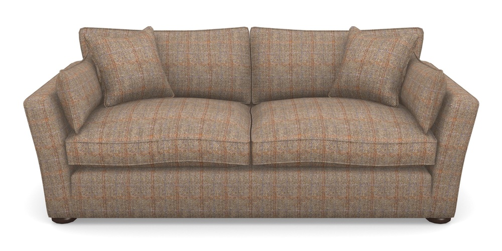 Product photograph of Aldeburgh 3 Seater Sofa In Harris Tweed House - Harris Tweed House Bracken Herringbone from Sofas and Stuff Limited