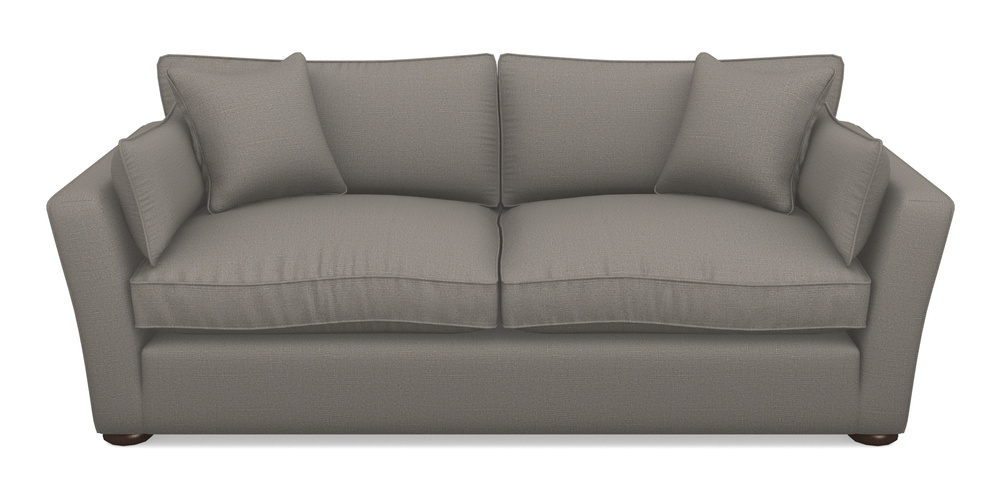 Product photograph of Aldeburgh 3 Seater Sofa In Plain Linen Cotton - Purple Haze from Sofas and Stuff Limited