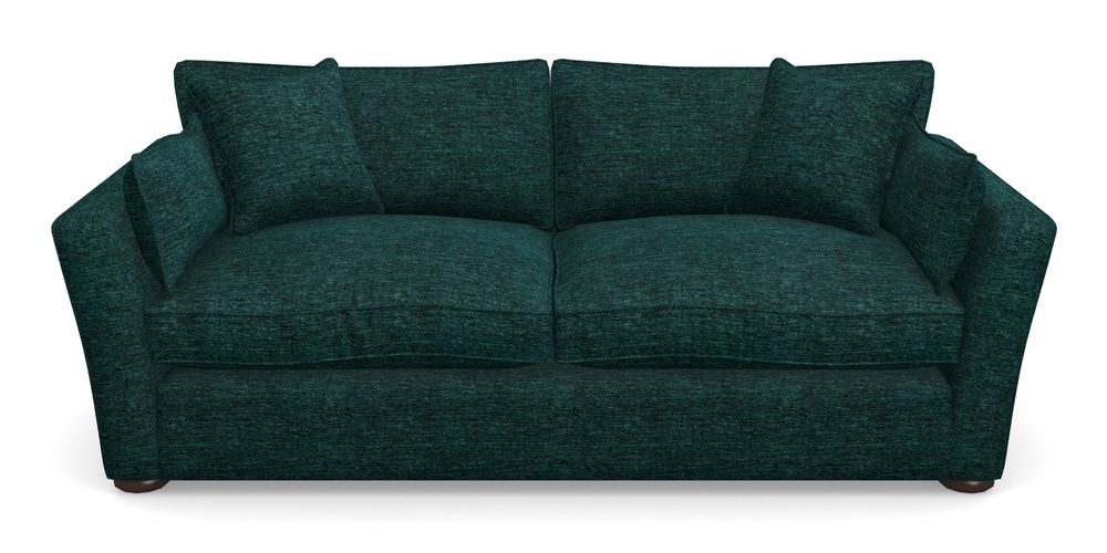 Product photograph of Aldeburgh 3 Seater Sofa In Textured Velvet - Viridian from Sofas and Stuff Limited