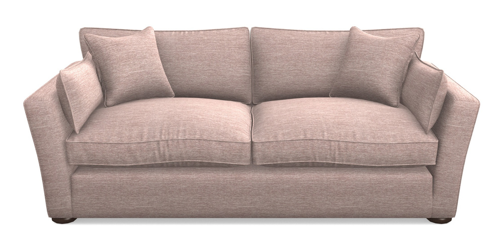 Product photograph of Aldeburgh 3 Seater Sofa In Textured Velvet - Wisteria from Sofas and Stuff Limited