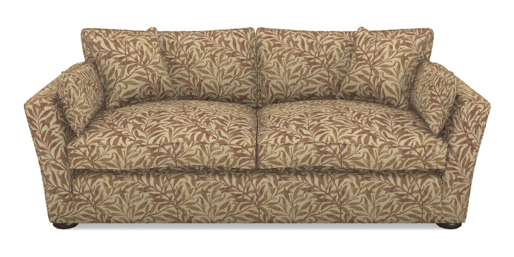 Product photograph of Aldeburgh 3 Seater Sofa In V A Drawn From Nature - Willow Bough Large - Terracotta from Sofas and Stuff Limited