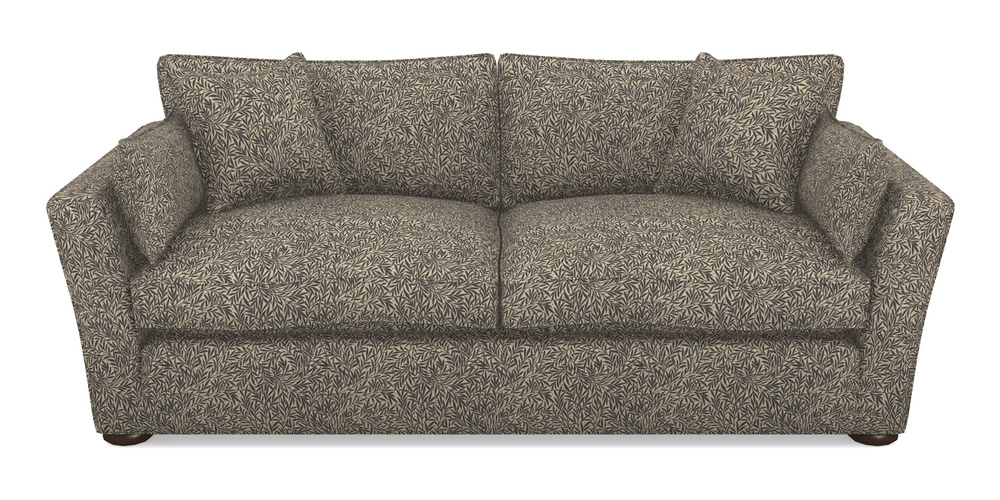 Product photograph of Aldeburgh 3 Seater Sofa In V A Drawn From Nature Collection - Willow - Navy from Sofas and Stuff Limited