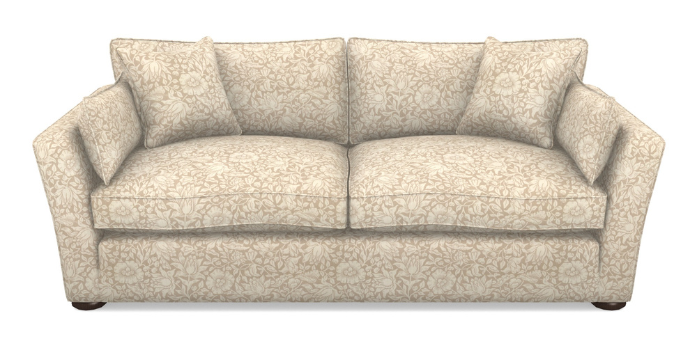 Product photograph of Aldeburgh 3 Seater Sofa In William Morris Collection - Mallow - Linen from Sofas and Stuff Limited