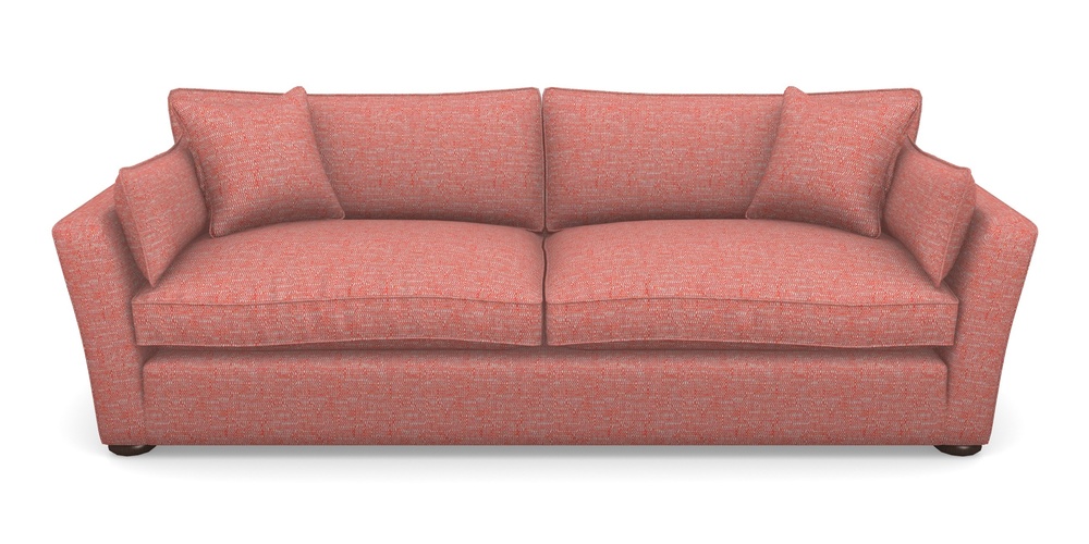 Product photograph of Aldeburgh 4 Seater Sofa In Aqua Clean Hove - Chilli from Sofas and Stuff Limited