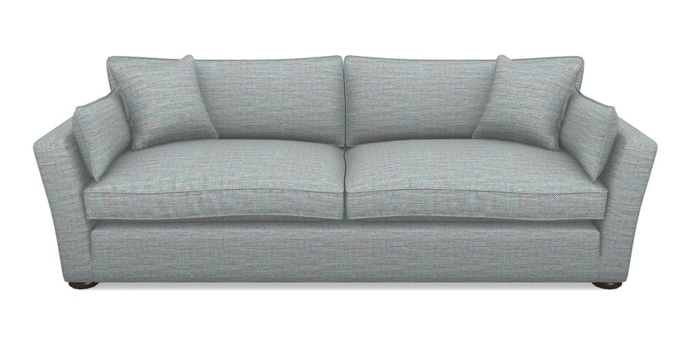Product photograph of Aldeburgh 4 Seater Sofa In Basket Weave - Blue from Sofas and Stuff Limited