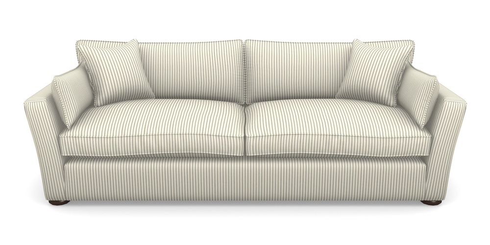 Product photograph of Aldeburgh 4 Seater Sofa In Cotton Stripe - Airforce from Sofas and Stuff Limited