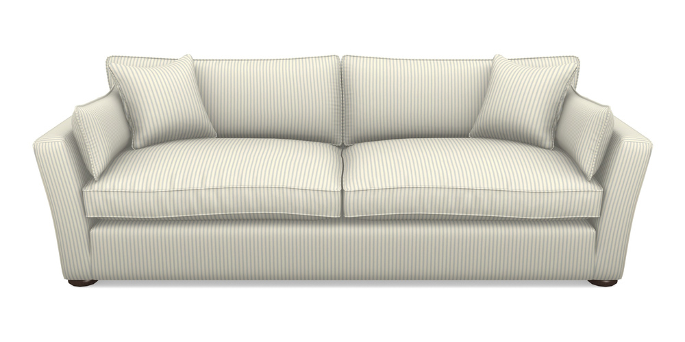 Product photograph of Aldeburgh 4 Seater Sofa In Cotton Stripe - Sky from Sofas and Stuff Limited