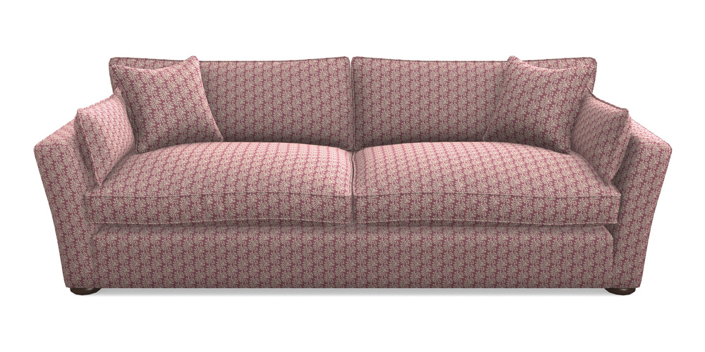 Product photograph of Aldeburgh 4 Seater Sofa In Cloth 21 - Spring Twig - Cassis from Sofas and Stuff Limited