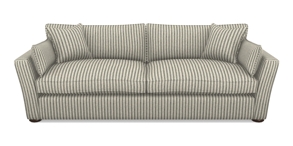 Product photograph of Aldeburgh 4 Seater Sofa In Cloth 22 - Pinstripe - Seal from Sofas and Stuff Limited