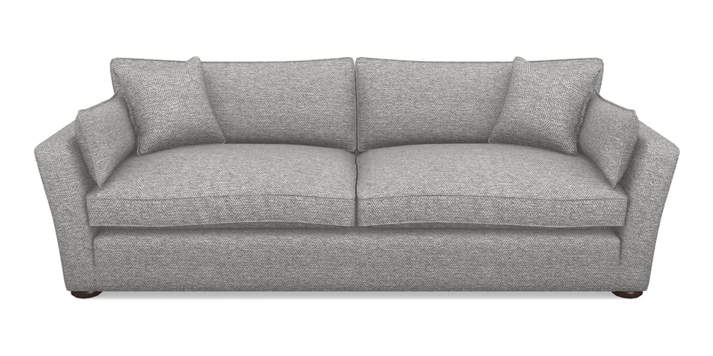 Product photograph of Aldeburgh 4 Seater Sofa In Dundee Herringbone - Marble from Sofas and Stuff Limited