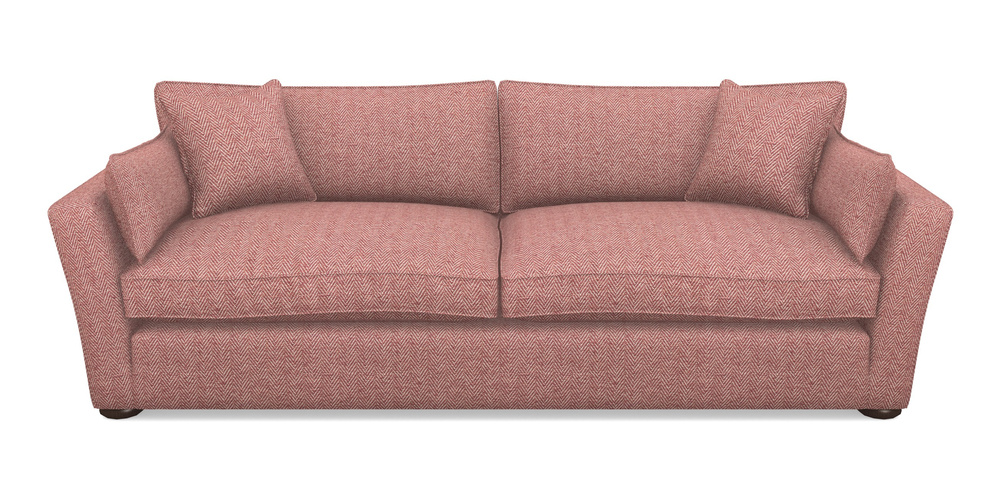 Product photograph of Aldeburgh 4 Seater Sofa In Dundee Herringbone - Rose from Sofas and Stuff Limited