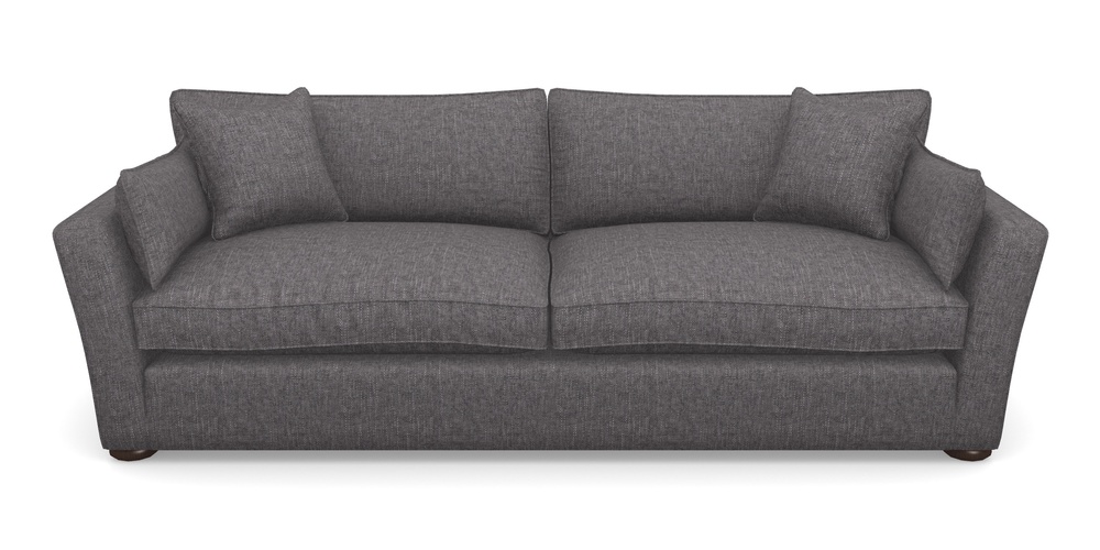Product photograph of Aldeburgh 4 Seater Sofa In Easy Clean Plain - Ash from Sofas and Stuff Limited
