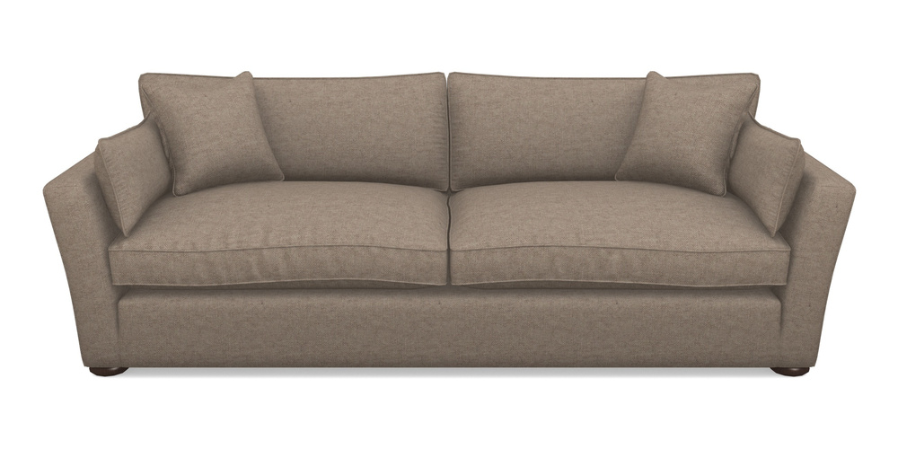 Product photograph of Aldeburgh 4 Seater Sofa In Easy Clean Plain - Camel from Sofas and Stuff Limited