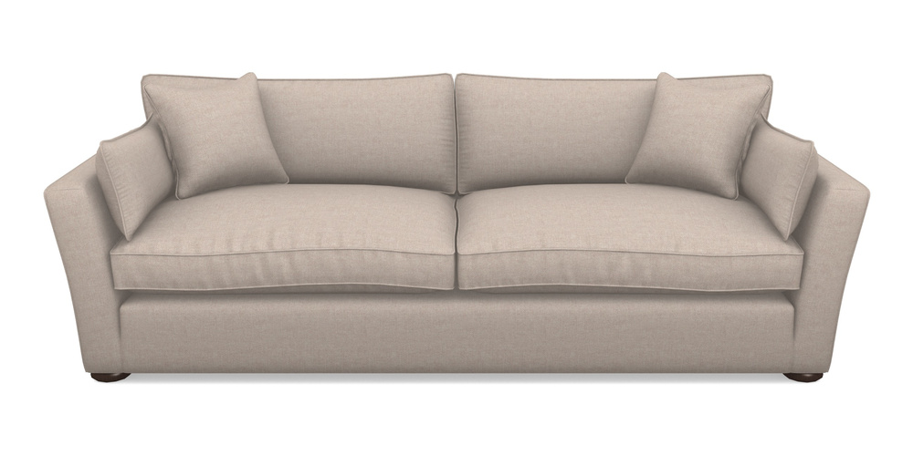 Product photograph of Aldeburgh 4 Seater Sofa In Easy Clean Plain - Cream from Sofas and Stuff Limited
