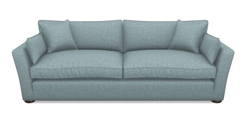 Product photograph of Aldeburgh 4 Seater Sofa In Easy Clean Plain - Polar from Sofas and Stuff Limited