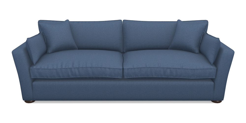 Product photograph of Aldeburgh 4 Seater Sofa In Eco Washable Cotton - Twilight from Sofas and Stuff Limited