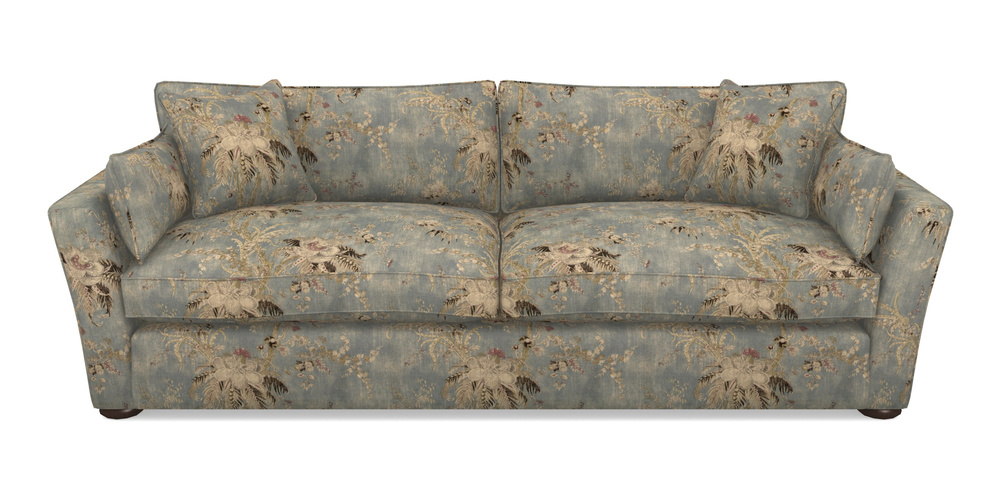 Product photograph of Aldeburgh 4 Seater Sofa In Floral Linen - Zefferino Danish Girl from Sofas and Stuff Limited