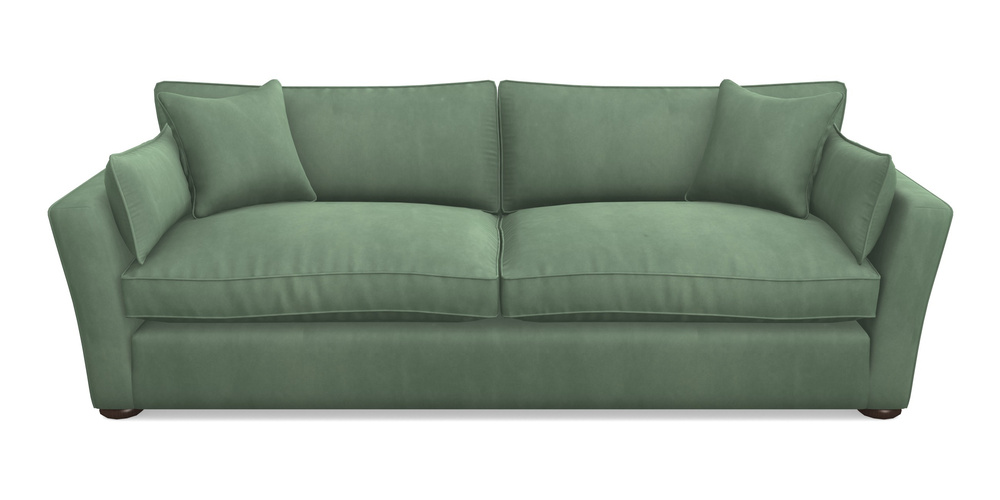 Product photograph of Aldeburgh 4 Seater Sofa In House Clever Velvet - Celadon from Sofas and Stuff Limited