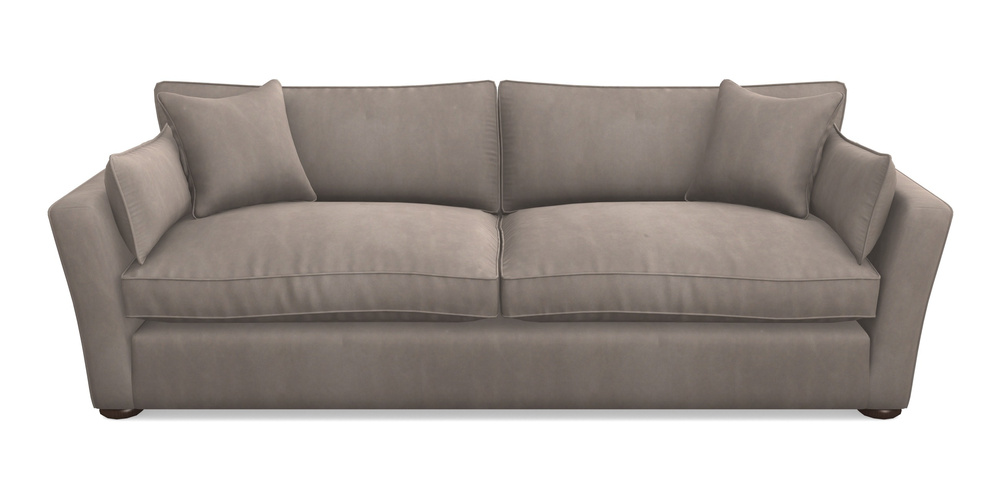 Product photograph of Aldeburgh 4 Seater Sofa In House Clever Velvet - Cocoa from Sofas and Stuff Limited