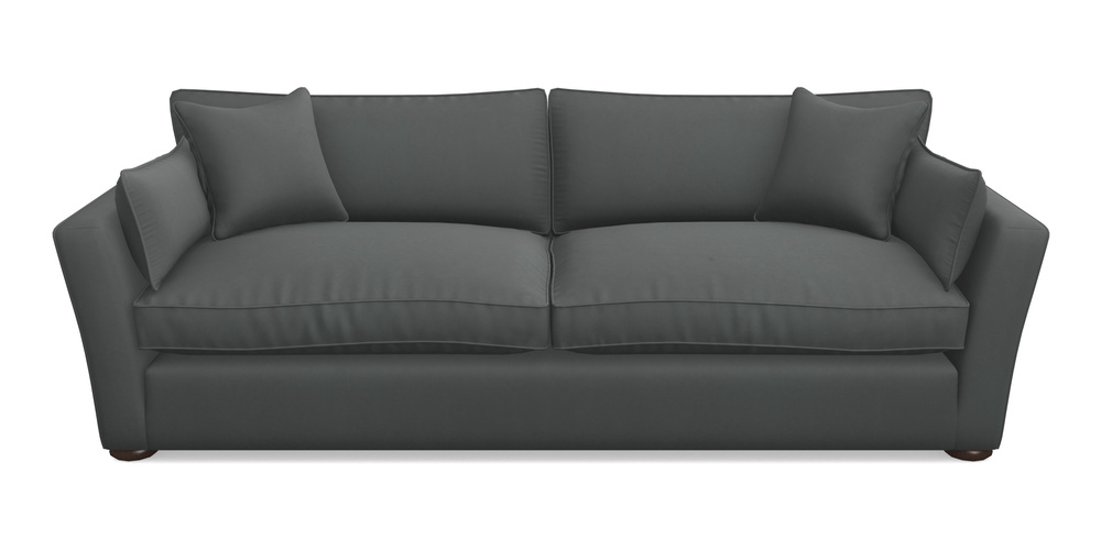 Product photograph of Aldeburgh 4 Seater Sofa In House Clever Velvet - Slate from Sofas and Stuff Limited