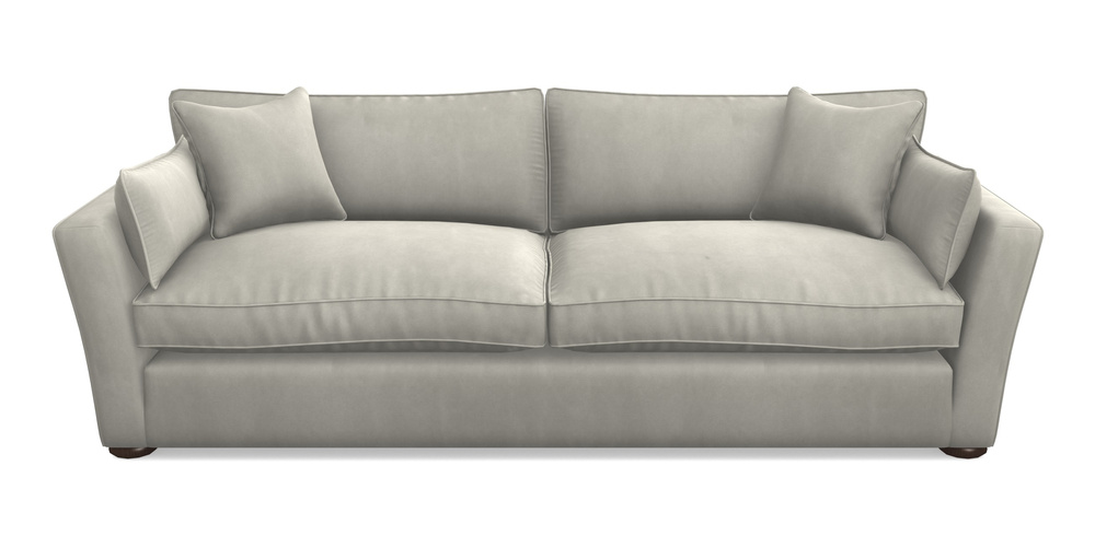 Product photograph of Aldeburgh 4 Seater Sofa In House Clever Velvet - Stone from Sofas and Stuff Limited