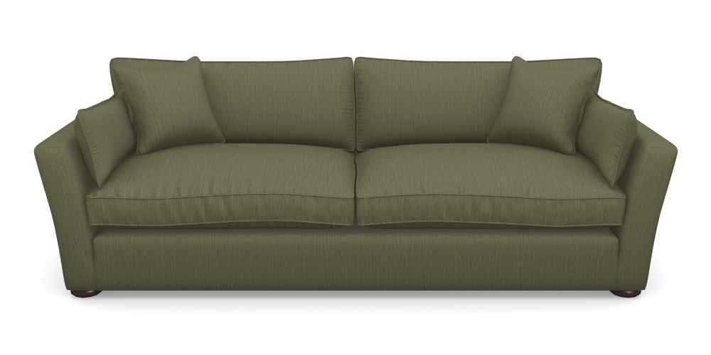 Product photograph of Aldeburgh 4 Seater Sofa In Herringbone - Army from Sofas and Stuff Limited