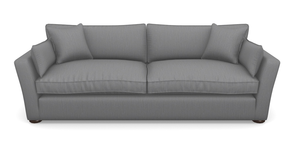 Product photograph of Aldeburgh 4 Seater Sofa In Herringbone - Thunder from Sofas and Stuff Limited