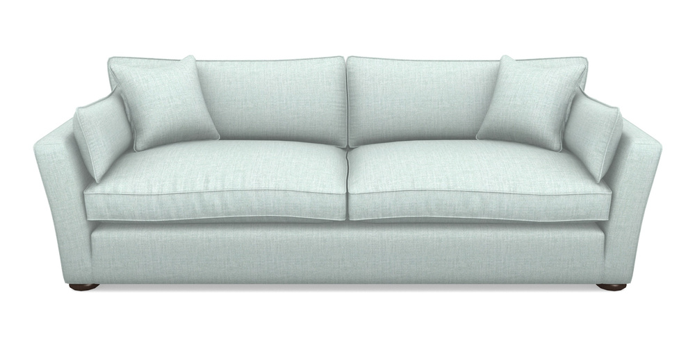 Product photograph of Aldeburgh 4 Seater Sofa In House Plain - Aqua from Sofas and Stuff Limited