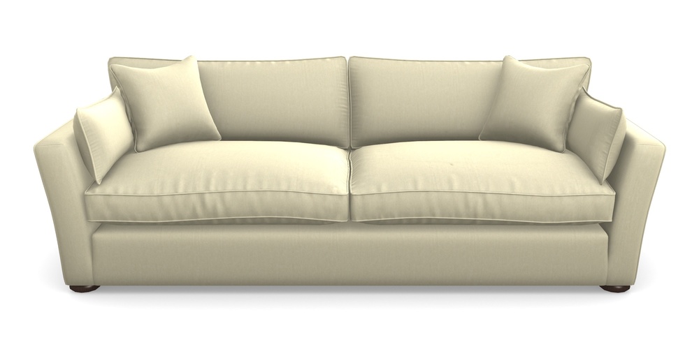 Product photograph of Aldeburgh 4 Seater Sofa In House Velvet - Latte from Sofas and Stuff Limited