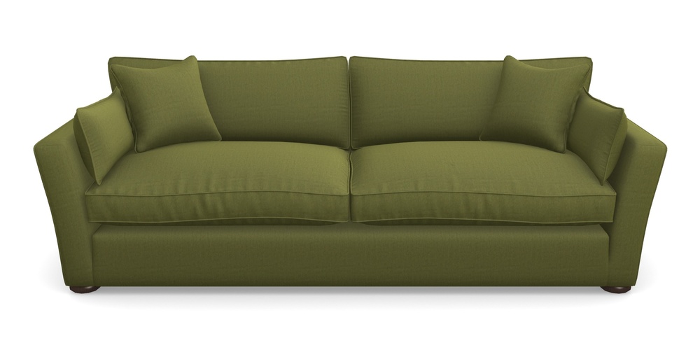 Product photograph of Aldeburgh 4 Seater Sofa In House Velvet - Olive from Sofas and Stuff Limited