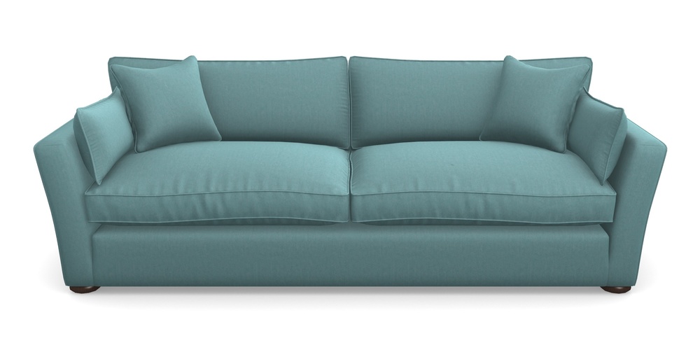 Product photograph of Aldeburgh 4 Seater Sofa In House Velvet - Wedgewood from Sofas and Stuff Limited