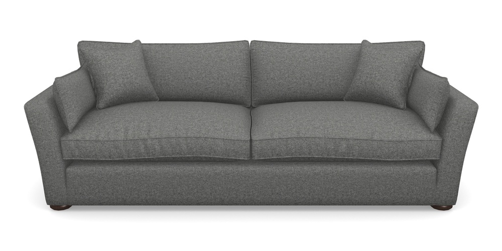 Product photograph of Aldeburgh 4 Seater Sofa In House Wool - Nickel from Sofas and Stuff Limited