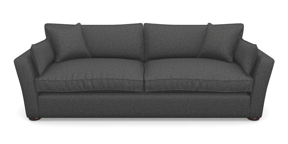 Product photograph of Aldeburgh 4 Seater Sofa In House Wool - Slate from Sofas and Stuff Limited