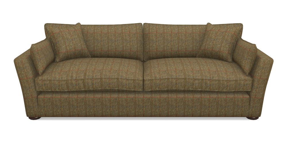 Product photograph of Aldeburgh 4 Seater Sofa In Harris Tweed House - Harris Tweed House Green from Sofas and Stuff Limited