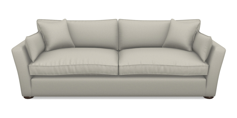 Product photograph of Aldeburgh 4 Seater Sofa In Plain Linen Cotton - Baby Elephant from Sofas and Stuff Limited