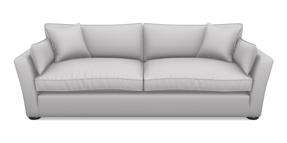 Product photograph of Aldeburgh 4 Seater Sofa In Plain Linen Cotton - Seal from Sofas and Stuff Limited