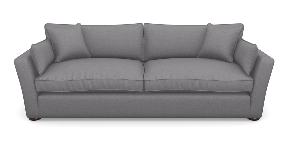 Product photograph of Aldeburgh 4 Seater Sofa In Plain Linen Cotton - Thor from Sofas and Stuff Limited