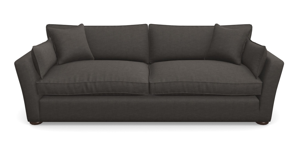 Product photograph of Aldeburgh 4 Seater Sofa In Super Soft Velvet - Mocha from Sofas and Stuff Limited
