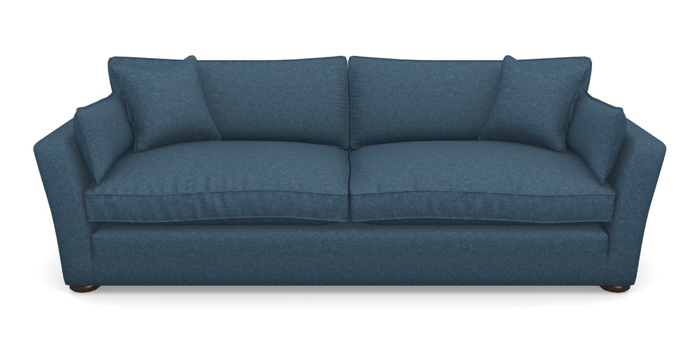 Product photograph of Aldeburgh 4 Seater Sofa In Soft Wool - Denim from Sofas and Stuff Limited