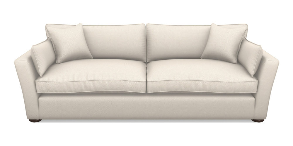 Product photograph of Aldeburgh 4 Seater Sofa In Two Tone Plain - Calico from Sofas and Stuff Limited