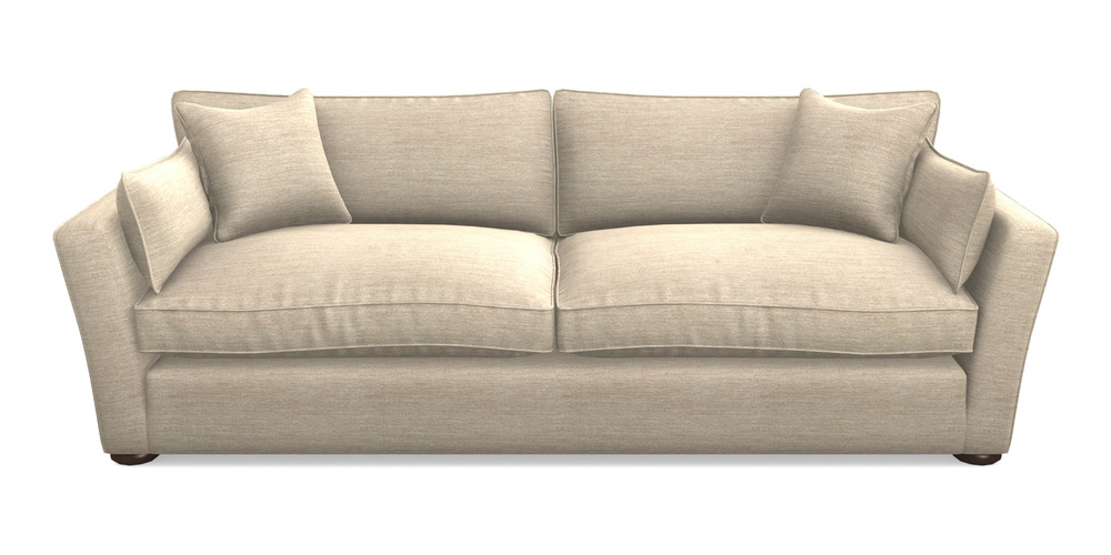 Product photograph of Aldeburgh 4 Seater Sofa In Textured Velvet - Almond from Sofas and Stuff Limited