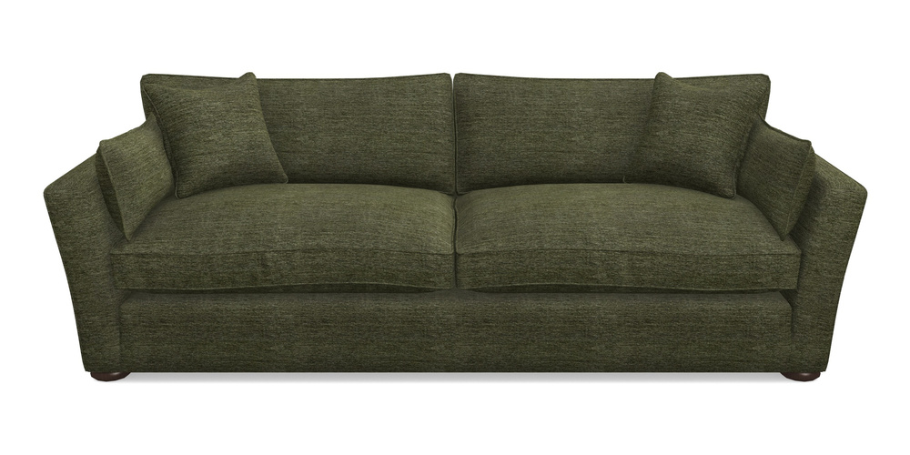 Product photograph of Aldeburgh 4 Seater Sofa In Textured Velvet - Lichen from Sofas and Stuff Limited